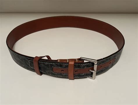 brown goyard belt|bloomingdale goyard belt.